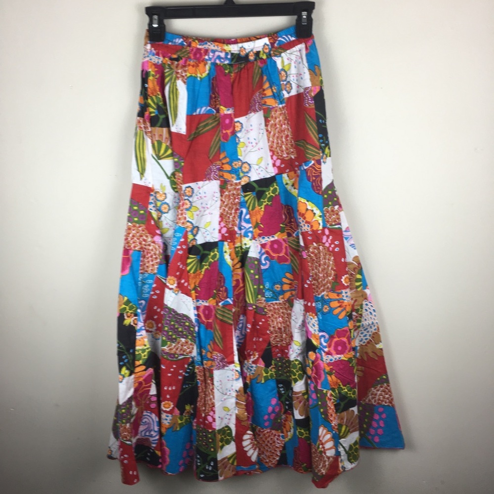Catalog Classics Patchwork Gypsy Skirt - image 3